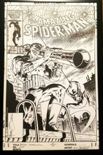 Load image into Gallery viewer, Amazing Spider-Man #285 w/ Punisher Zeck 11x17 FRAMED Original Art Poster Marvel Comics
