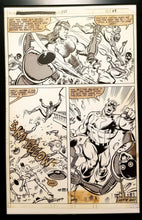Load image into Gallery viewer, Captain America #265 pg. 23 Mike Zeck 11x17 FRAMED Original Art Poster Marvel Comics

