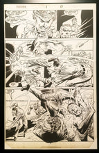 Load image into Gallery viewer, Punisher #1 pg. 11 by Mike Zeck 11x17 FRAMED Original Art Marvel Comics Poster
