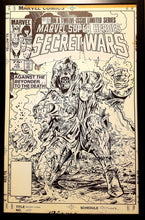 Load image into Gallery viewer, Secret Wars #10 Dr Doctor Doom Mike Zeck 11x17 FRAMED Original Art Poster Marvel Comics
