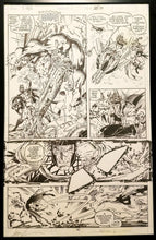 Load image into Gallery viewer, X-Men #1 pg. 33 Gambit Jim Lee 11x17 FRAMED Original Art Poster Marvel Comics
