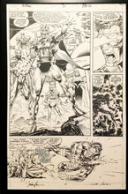 Load image into Gallery viewer, X-Men #3 pg. 22 Magneto Jim Lee 11x17 FRAMED Original Art Poster Marvel Comics
