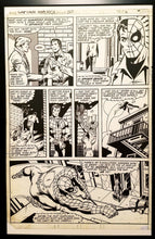 Load image into Gallery viewer, Captain America #265 pg. 6 Mike Zeck 11x17 FRAMED Original Art Poster Marvel Comics
