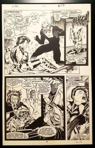 Uncanny X-Men #256 pg. 25 Psylocke Jim Lee 11x17 FRAMED Original Art Poster Marvel Comics