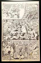 Load image into Gallery viewer, X-Men #269 pg. 20 Ms Captain Marvel Jim Lee 11x17 FRAMED Original Art Poster Marvel Comics
