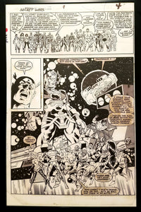 Secret Wars #1 pg. 4 by Mike Zeck 11x17 FRAMED Original Art Poster Marvel Comics