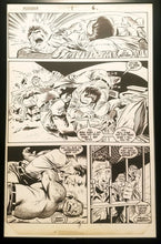 Load image into Gallery viewer, Punisher #1 pg. 6 by Mike Zeck 11x17 FRAMED Original Art Marvel Comics Poster

