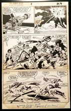 Load image into Gallery viewer, Secret Wars #1 pg. 29 by Mike Zeck 11x17 FRAMED Original Art Poster Marvel Comics
