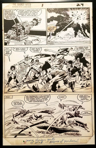 Secret Wars #1 pg. 29 by Mike Zeck 11x17 FRAMED Original Art Poster Marvel Comics