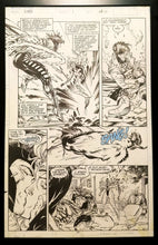 Load image into Gallery viewer, X-Men #1 pg. 17 Gambit Jim Lee 11x17 FRAMED Original Art Poster Marvel Comics
