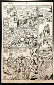 X-Men #2 pg. 15 Psylocke Jim Lee 11x17 FRAMED Original Art Poster Marvel Comics