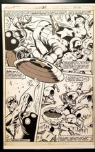 Load image into Gallery viewer, Captain America #265 pg. 10 Mike Zeck 11x17 FRAMED Original Art Poster Marvel Comics
