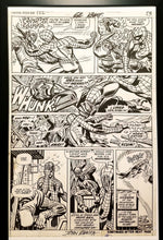 Load image into Gallery viewer, Amazing Spider-Man #122 pg. 23 Gil Kane 11x17 FRAMED Original Art Poster Marvel Comics Poster
