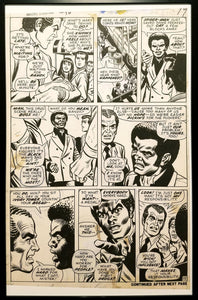 Amazing Spider-Man #96 pg. 15 Gil Kane 11x17 FRAMED Original Art Poster Marvel Comics