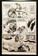 Load image into Gallery viewer, Amazing Spider-Man #102 pg. 21 Gil Kane 11x17 FRAMED Original Art Poster Marvel Comics
