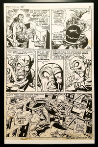 Amazing Spider-Man #98 pg. 3 Gil Kane 11x17 FRAMED Original Art Poster Marvel Comics