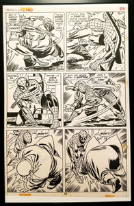 Amazing Spider-Man #100 pg. 26 Gil Kane 11x17 FRAMED Original Art Poster Marvel Comics
