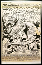 Load image into Gallery viewer, Amazing Spider-Man #102 pg. 1 Gil Kane 11x17 FRAMED Original Art Poster Marvel Comics
