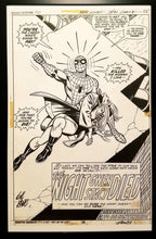 Load image into Gallery viewer, Amazing Spider-Man #121 pg. 20 Gil Kane 11x17 FRAMED Original Art Poster Marvel Comics
