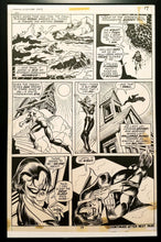 Load image into Gallery viewer, Amazing Spider-Man #101 pg. 19 Gil Kane 11x17 FRAMED Original Art Poster Marvel Comics Poster
