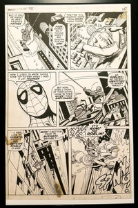 Amazing Spider-Man #98 pg. 11 Gil Kane 11x17 FRAMED Original Art Poster Marvel Comics