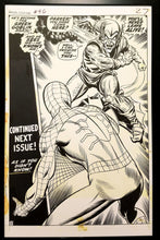 Load image into Gallery viewer, Amazing Spider-Man #96 pg. 20 Gil Kane 11x17 FRAMED Original Art Poster Marvel Comics
