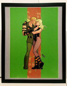 Green Arrow Black Canary by Amanda Conner 11x14 FRAMED DC Comics Art Print Poster