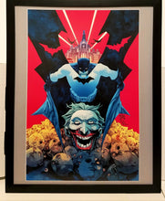 Load image into Gallery viewer, Batman &amp; Joker by Francis Manapul 11x14 FRAMED DC Comics Art Print Poster
