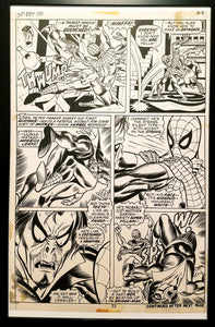 Amazing Spider-Man #101 pg. 23 Gil Kane 11x17 FRAMED Original Art Poster Marvel Comics