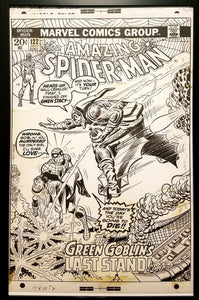 Amazing Spider-Man #122 John Romita 11x17 FRAMED Original Art Poster Marvel Comics