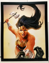Load image into Gallery viewer, Wonder Woman by Francis Manapul 11x14 FRAMED DC Comics Art Print Poster

