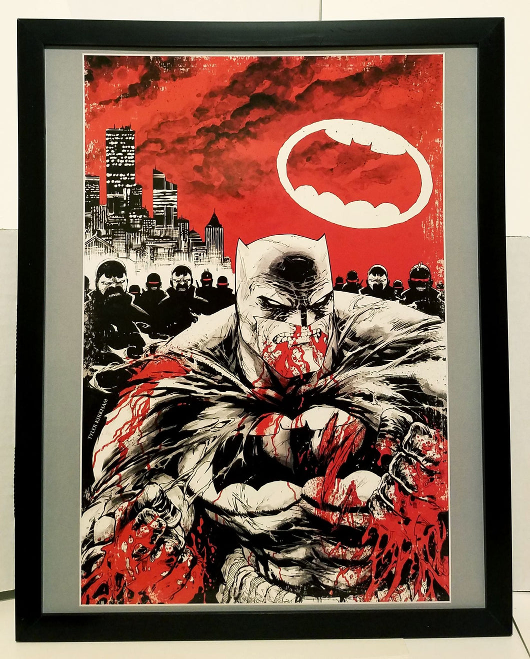 Batman Dark Knight Master Race by Tyler Kirkham 11x14 FRAMED DC Comics Art Print Poster
