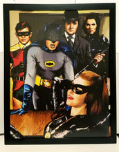 Load image into Gallery viewer, Batman 66 Julie Newmar Catwoman by Cat Staggs 11x14 FRAMED DC Comics Art Print
