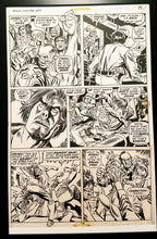 Load image into Gallery viewer, Amazing Spider-Man #101 pg. 15 Gil Kane 11x17 FRAMED Original Art Poster Marvel Comics
