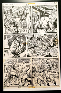 Amazing Spider-Man #101 pg. 15 Gil Kane 11x17 FRAMED Original Art Poster Marvel Comics
