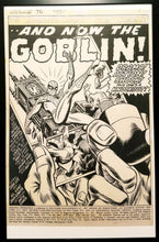 Load image into Gallery viewer, Amazing Spider-Man #96 pg. 1 Gil Kane 11x17 FRAMED Original Art Poster Marvel Comics
