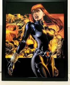 Black Widow by J.G. Jones 11x14 FRAMED Marvel Comics Art Print Poster