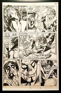 Amazing Spider-Man #102 pg. 19 Morbius 11x17 FRAMED Original Art Poster Marvel Comics