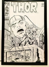 Load image into Gallery viewer, Thor #167 Variant by Jack Kirby 12x18 FRAMED Marvel Comics Vintage Art Print Poster
