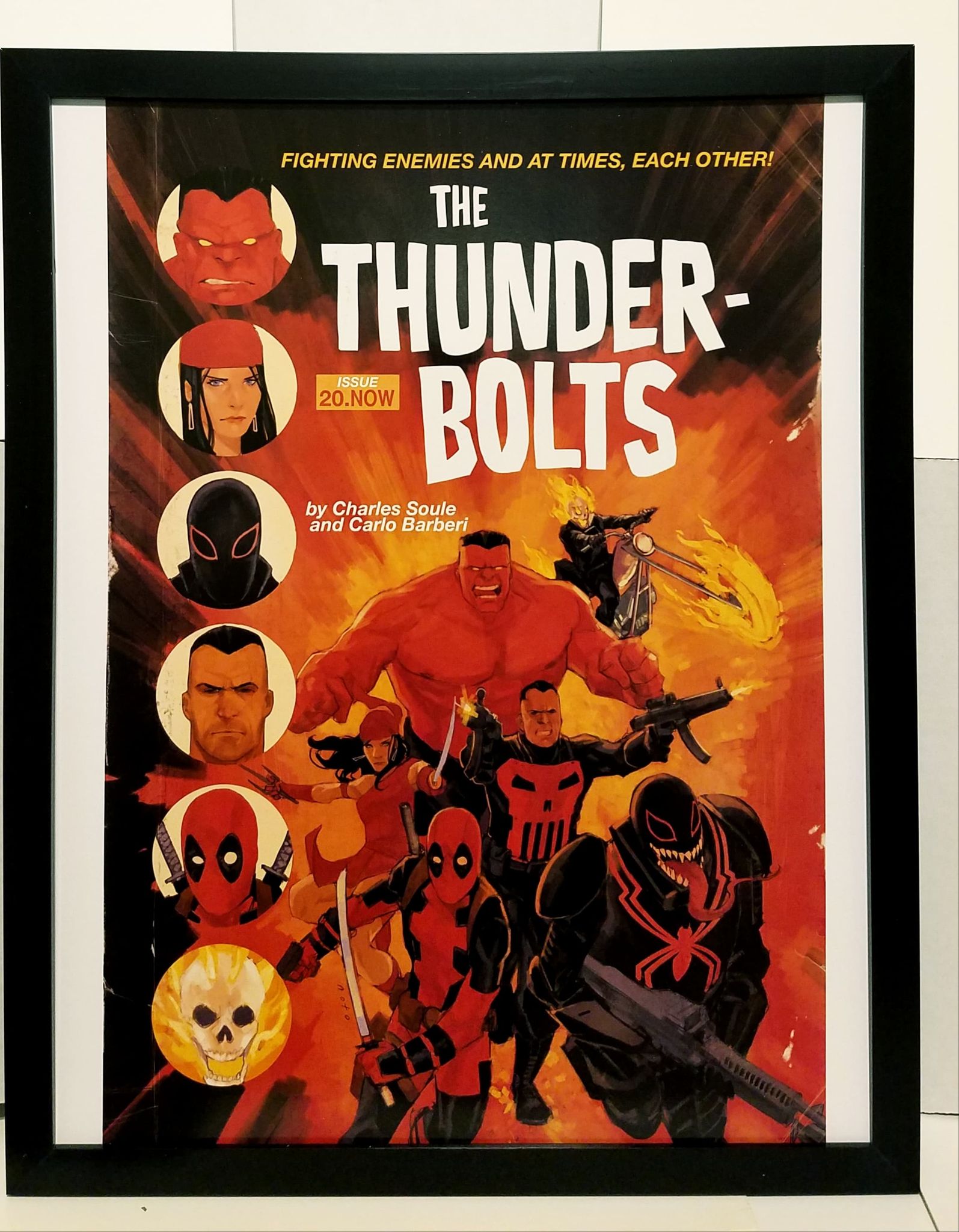 Thunderbolts by Phil Noto 11x14 FRAMED Marvel Comics Art Print