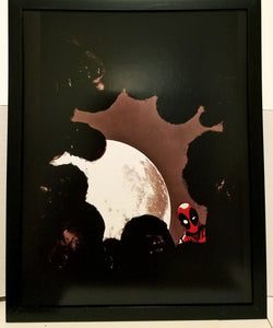 Night of the Living Deadpool by Jay Shaw 11x14 FRAMED Marvel Comics Art Print Poster