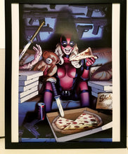 Load image into Gallery viewer, Lady Deadpool by Greg Land 11x14 FRAMED Marvel Comics Art Print Poster
