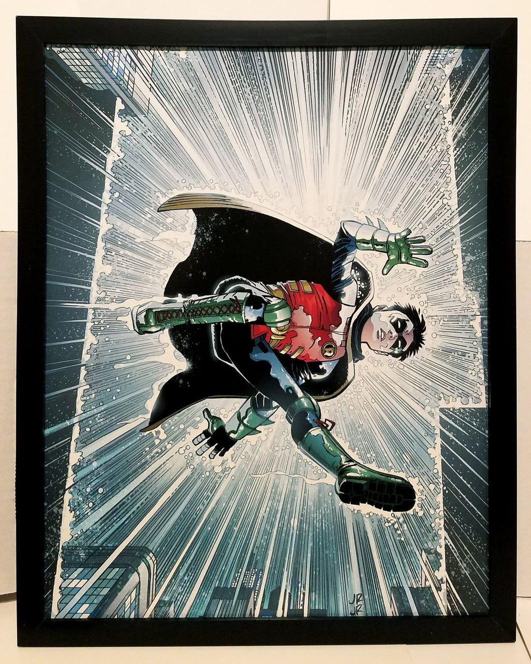 Robin Son of Batman by John Romita Jr. 11x14 FRAMED DC Comics Art Print Poster