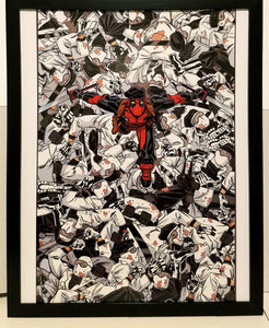 Deadpool #250 by Scott Koblish 11x14 FRAMED Marvel Comics Art Print Poster