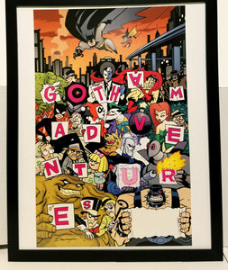 Batman Rogue's Gallery by Darwyn Cooke 11x14 FRAMED DC Comics Art Print Poster