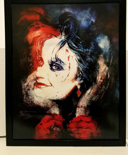 Load image into Gallery viewer, Harley Quinn by Bill Sienkiewicz 11x14 FRAMED DC Comics Art Print Poster
