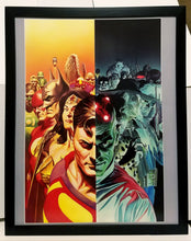 Load image into Gallery viewer, Justice by Alex Ross 11x14 FRAMED DC Comics Art Print Poster
