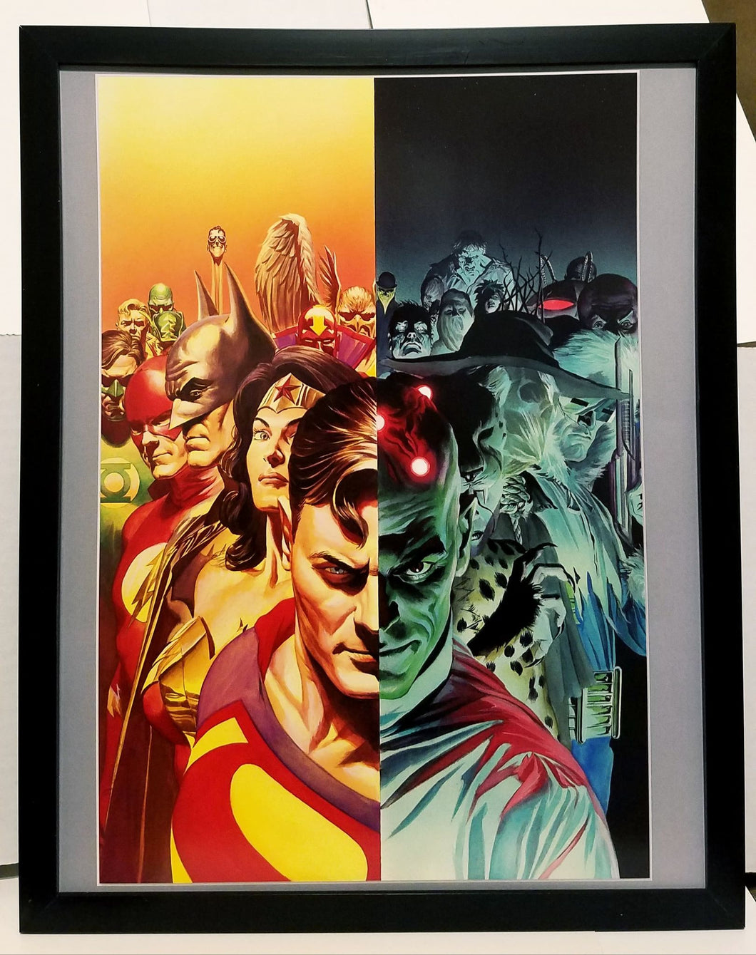 Justice by Alex Ross 11x14 FRAMED DC Comics Art Print Poster