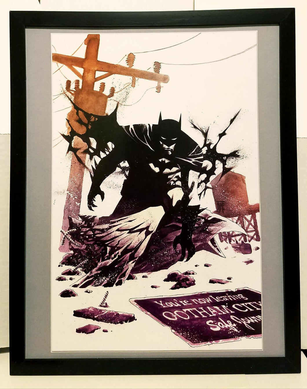 Batman Detective Comics Francis Manapul 11x14 FRAMED DC Comics Art Print Poster