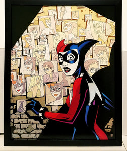 Harley Quinn by Mike Huddleston 11x14 FRAMED DC Comics Art Print Poster